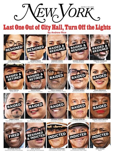 New York Magazine – 7 October 2024 Cover