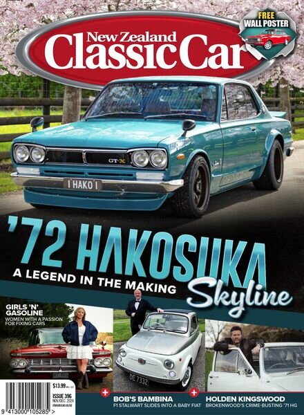 New Zealand Classic Car – November-December 2024 Cover