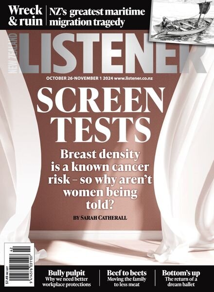 New Zealand Listener – 21 October 2024 Cover