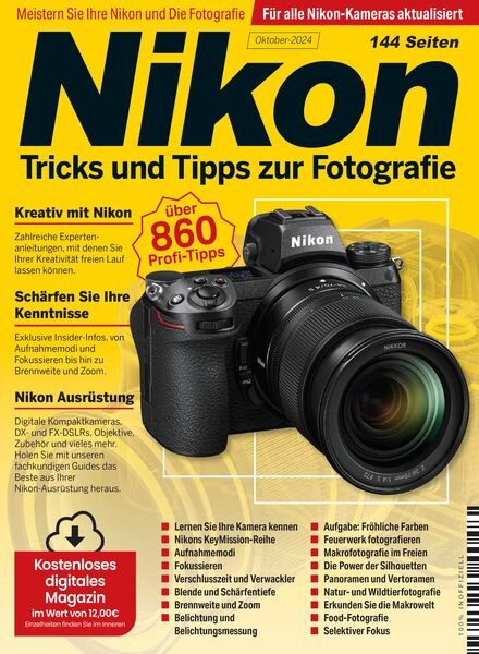 Nikon Das essentielle Handbuch – Oktober 2024 Cover