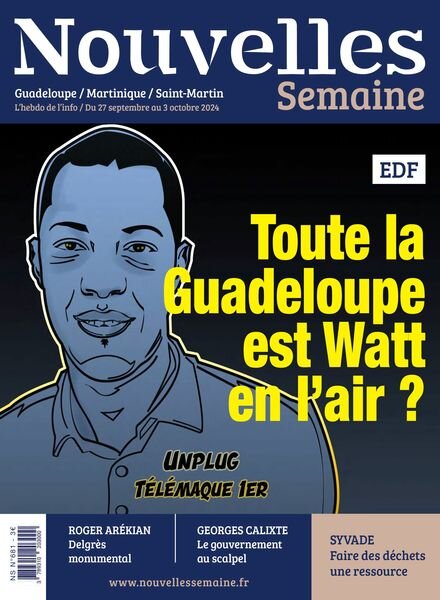 Nouvelles Semaine – 27 Septembre 2024 Cover