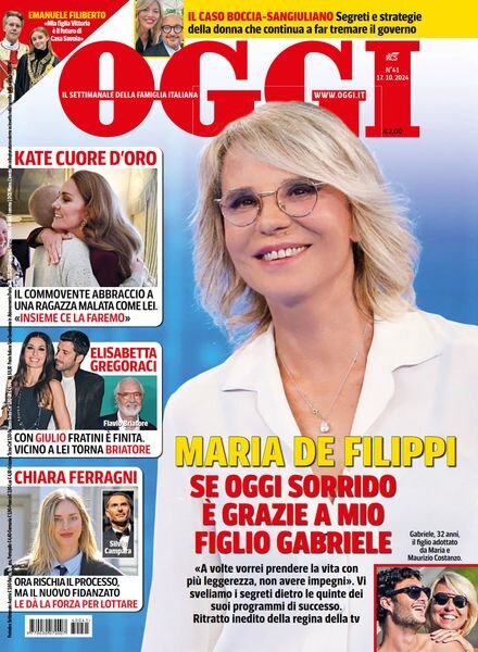 Oggi – 17 Ottobre 2024 Cover