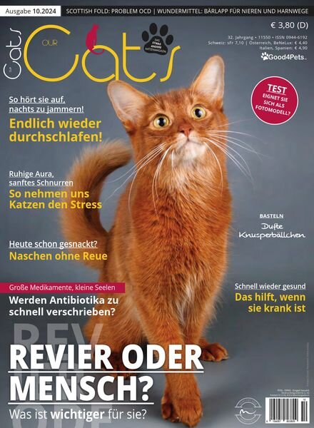 Our Cats – Oktober 2024 Cover