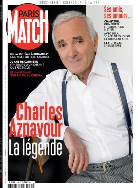 Paris Match – Hors-Serie – Collection A La Une N 45 – Septembre 2024 Cover