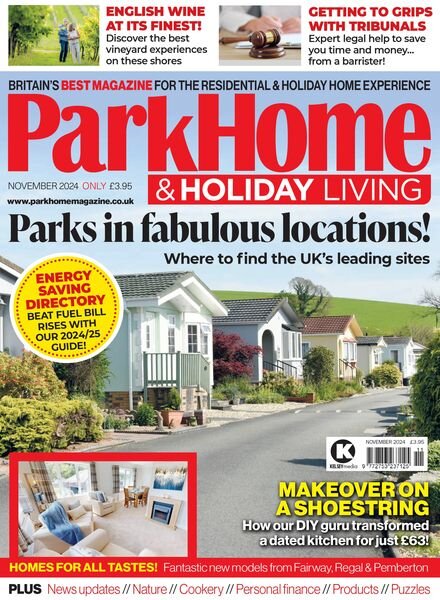 Park Home & Holiday Living – November 2024 Cover