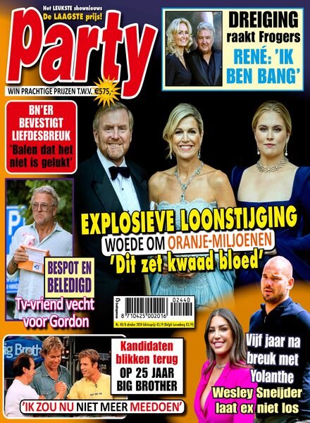 Party Netherlands – 2 Oktober 2024 Cover