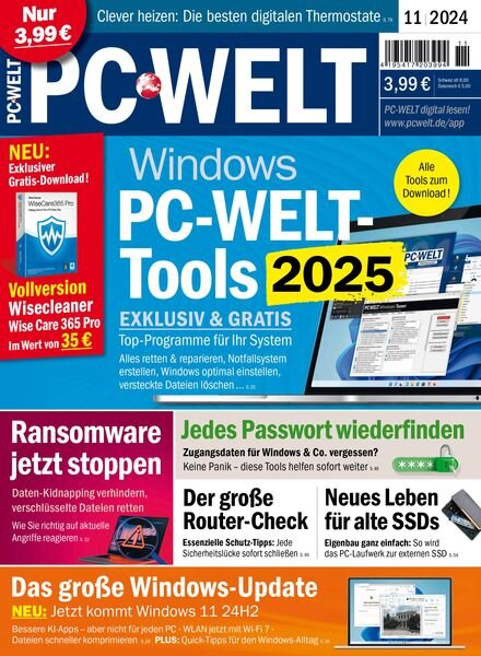 PC Welt – November 2024 Cover