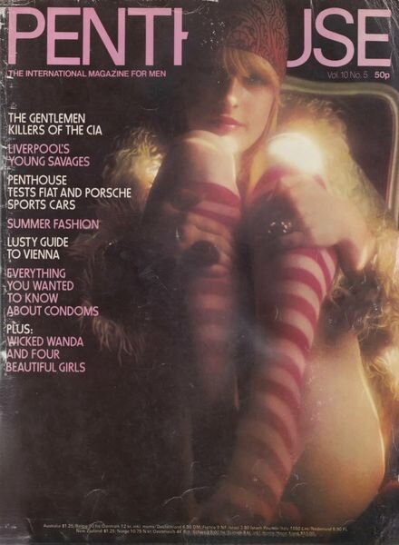 Penthouse UK – Vol 10 N 5 August 1975 Cover