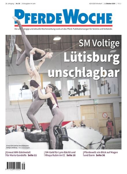 PferdeWoche – 2 Oktober 2024 Cover
