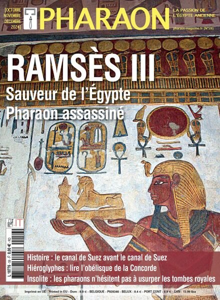 Pharaon Magazine – Octobre-Decembre 2024 Cover