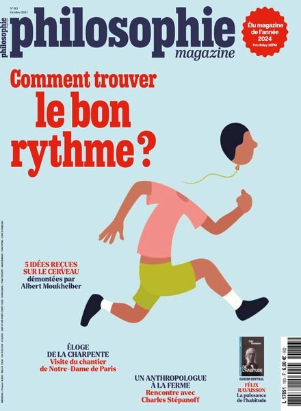 Philosophie Magazine France – Octobre 2024 Cover