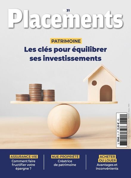 Placements – Octobre-Novembre-decembre 2024 Cover