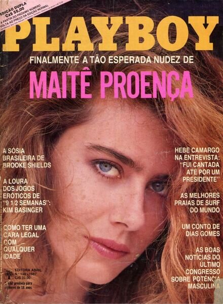 Playboy Brazil – N 139 Fevereiro 1987 Cover