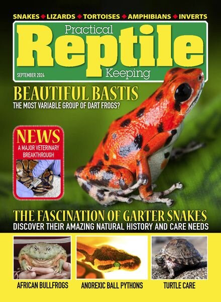 Practical Reptile Keeping – September 2024 Cover