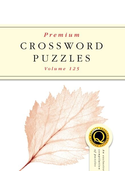 Premium Crossword Puzzles – Issue 125 2024 Cover