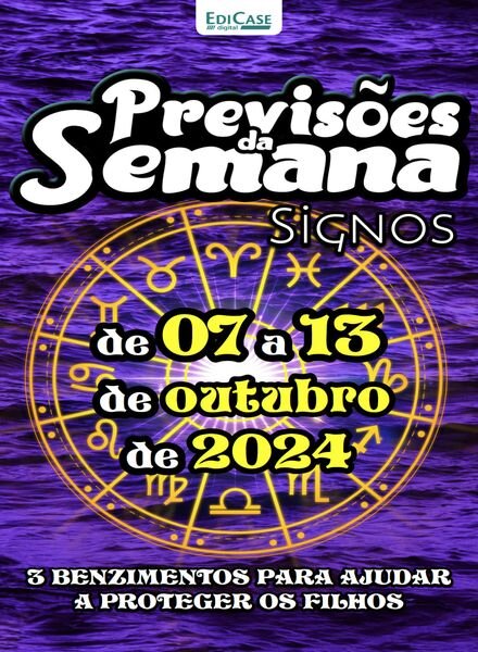 Previsoes da Semana – 7 Outubro 2024 Cover