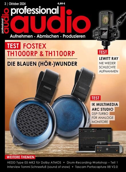 Professional Audio – Oktober 2024 Cover