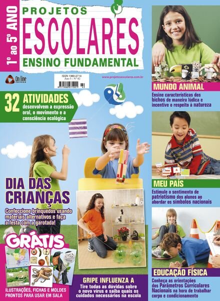 Projetos Escolares Ensino Fundamental – Setembro 2024 Cover