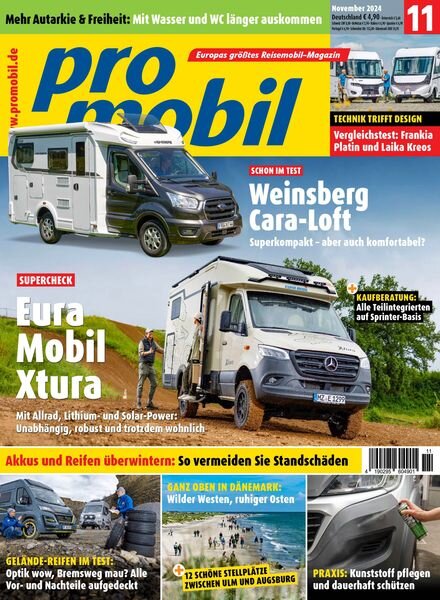 Promobil – November 2024 Cover