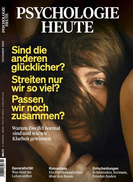 Psychologie Heute – November 2024 Cover
