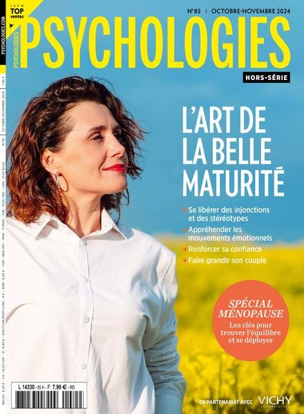 Psychologies – Hors-Serie N 85 – Octobre-Novembre 2024 Cover
