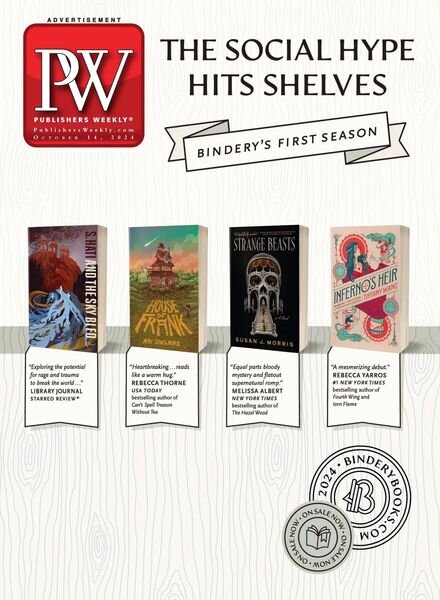 Publishers Weekly – October 14 2024 Cover