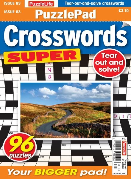 PuzzleLife PuzzlePad Crosswords Super – Issue 83 2024 Cover