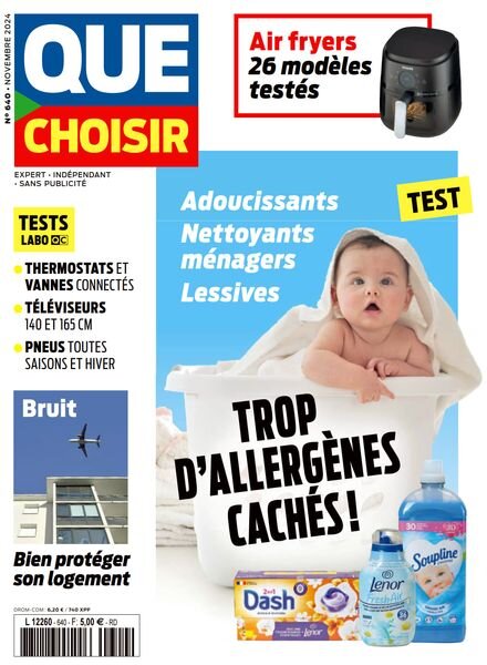 Que Choisir – Novembre 2024 Cover
