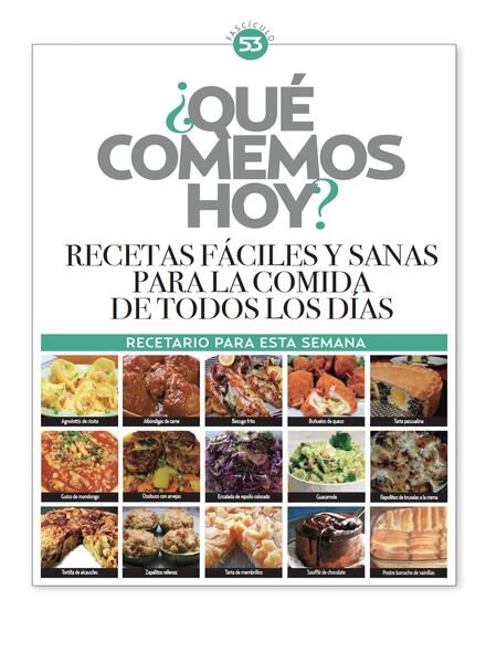 Que comemos hoy – Fasciculo 10 2024 Cover