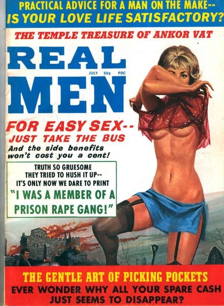 Real Men – Volume 14 Number 11 July 1971 Cover