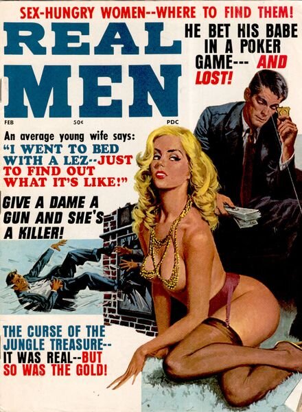 Real Men – Volume 14 Number 8 February 1971 Cover
