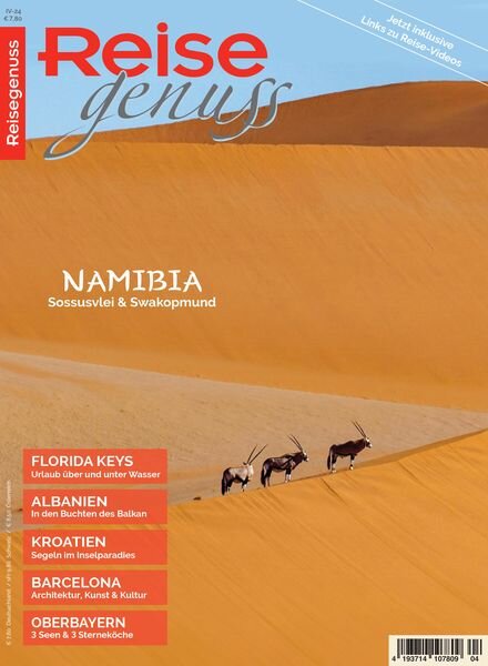 Reisegenuss – Oktober 2024 Cover