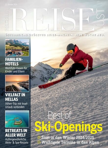 Reiselust – 22 Oktober 2024 Cover