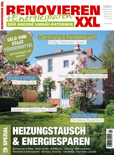 Renovieren + Energiesparen – September 2024 Cover