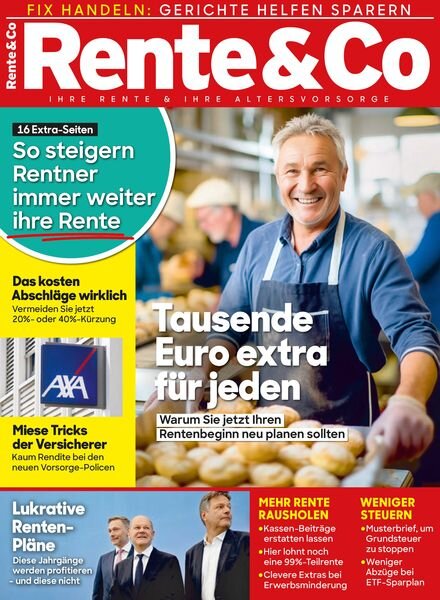 Rente & Co – Oktober 2024 Cover