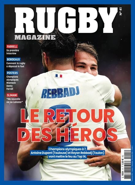 Rugby Magazine – Octobre-Novembre-Decembre 2024 Cover