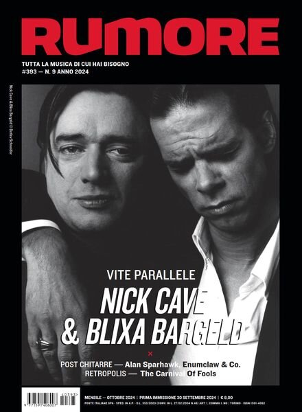Rumore – Ottobre 2024 Cover