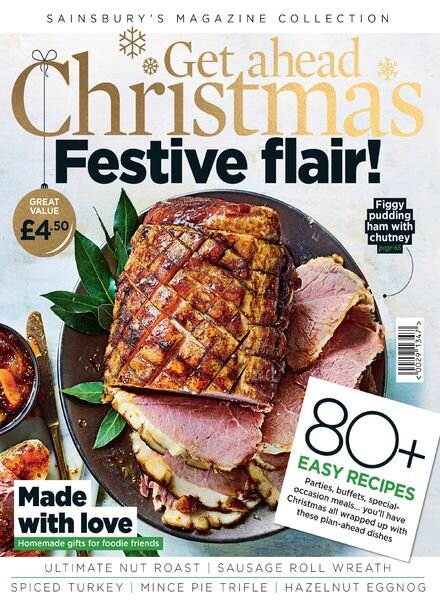 Sainsbury’s Magazine Collection – Get Ahead Christmas 2024 Cover