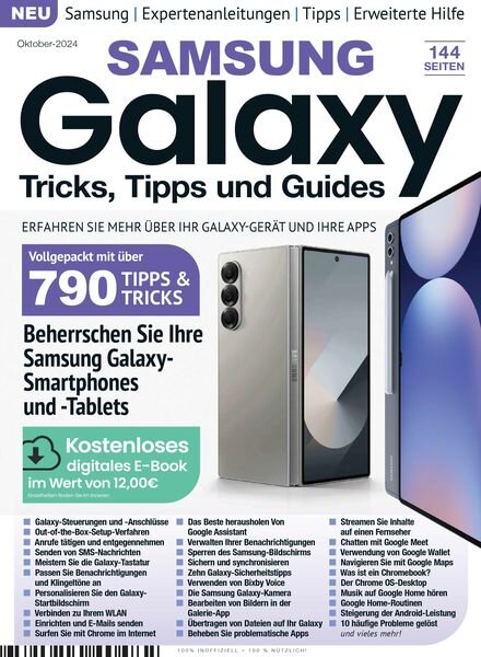 Samsung Galaxy Tricks Tipps und Guides – Oktober 2024 Cover