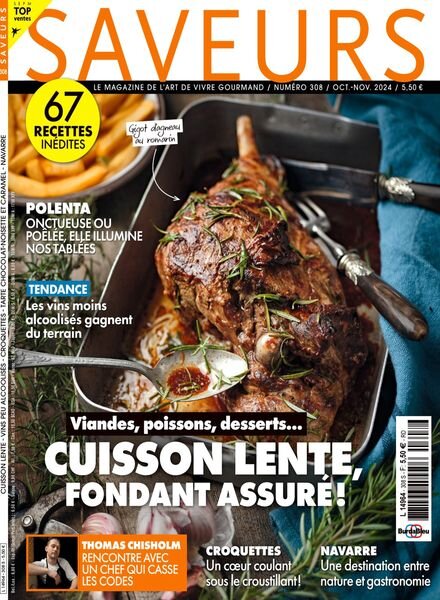 Saveurs France – Octobre-Novembre 2024 Cover