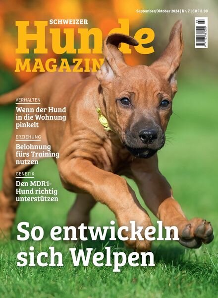 Schweizer Hunde Magazin – September-Oktober 2024 Cover