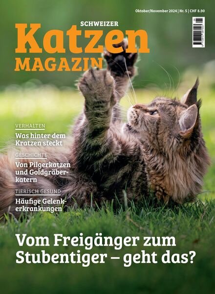 Schweizer Katzen Magazin – Oktober-November 2024 Cover