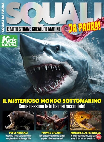 Scienze Kids Natura – Squali da Paura – Ottobre-Novembre 2024 Cover