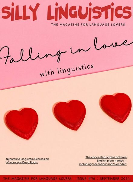 Silly Linguistics – Issue 76 2024 Cover