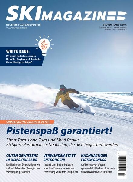SkiMAGAZIN – November 2024 Cover
