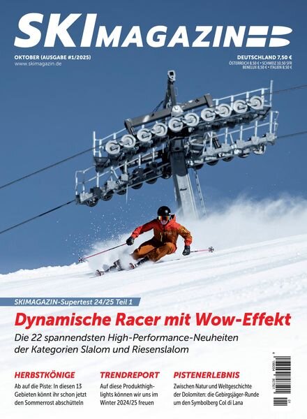 SkiMAGAZIN – Oktober 2024 Cover