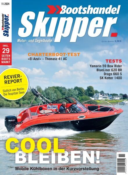 Skipper Bootshandel – November 2024 Cover