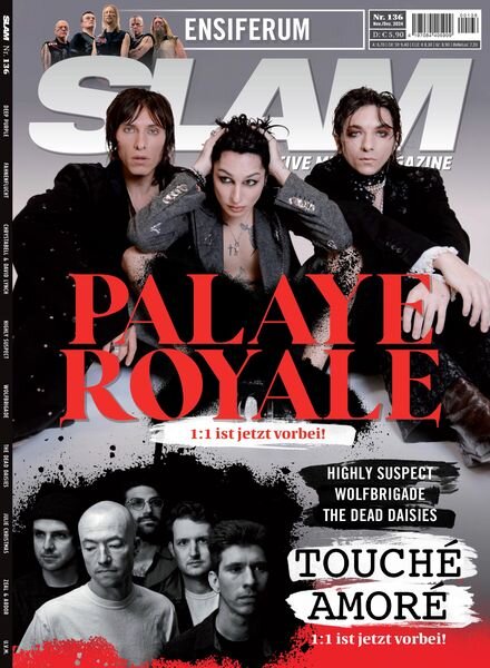 SLAM Alternative Music Magazine – November-Dezember 2024 Cover