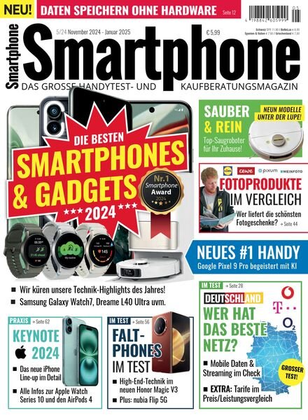 Smartphone Magazin – November 2024-Januar 2025 Cover