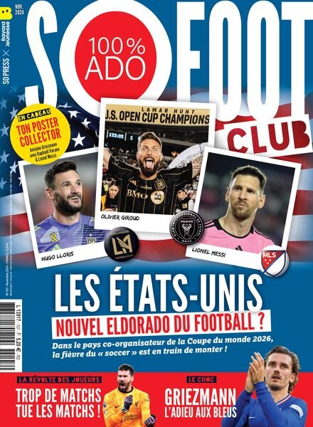 So Foot Club – Novembre 2024 Cover